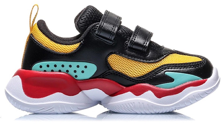 (Preschool) Li-Ning Running Shoe 'Black Yellow Low' YKAQ026-5 Order (Preschool) Li-Ning Running Shoe 'Black Yellow Low' YKAQ026-5