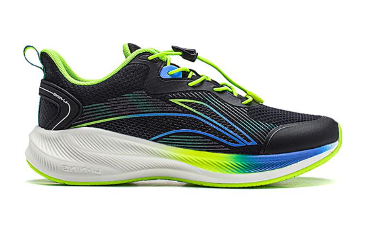 Order 大童 李寧兒童 舒適 防滑耐磨 低幫 兒童跑步鞋 黑色