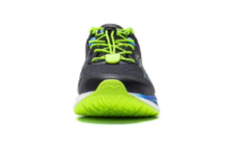 Shop 大童 李寧兒童 舒適 防滑耐磨 低幫 兒童跑步鞋 黑色