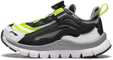 (Preschool) Li-Ning Running Shoes 'Black White Green' YKNU090-3 (Preschool) Li-Ning Running Shoes 'Black White Green' YKNU090-3