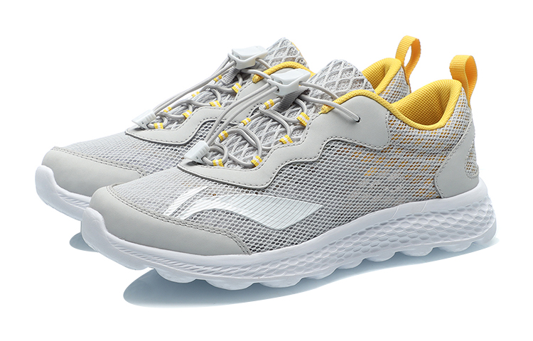 (PS) Li-Ning Running Shoes 'Grey Yellow' 圖 3
