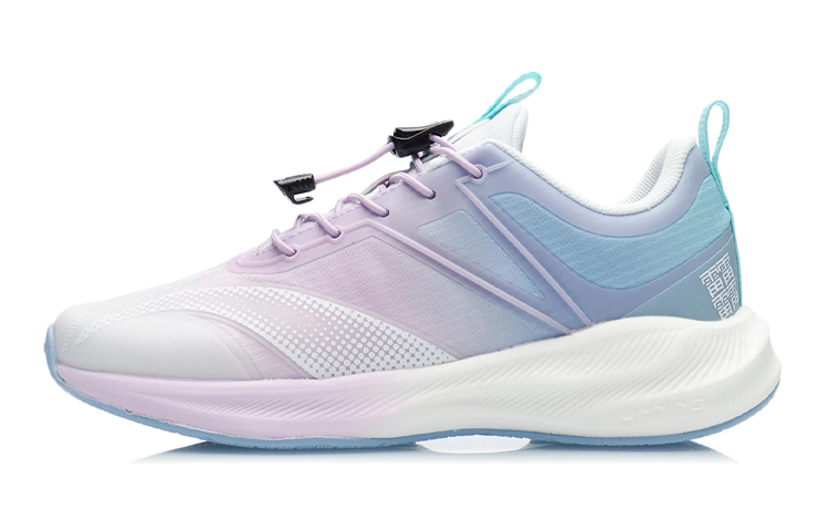 Buy 大童 LiNing李寧 獵風 舒適 輕量 低幫 兒童跑步鞋 紫藍