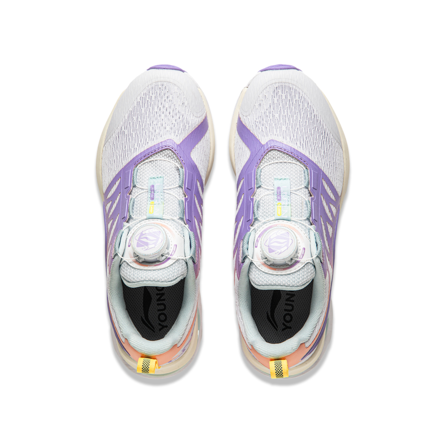 Purchase (PS) Kasut Lari Li-Ning 'Logo Ungu Kontras' YKFU080-4