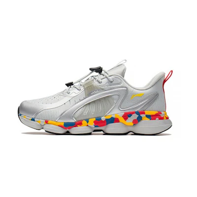 (PS) Li-Ning Running Shoes 'Silver Grey'
