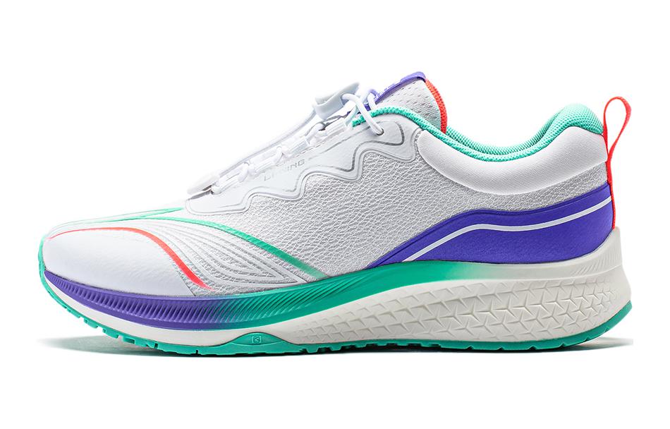 Buy 大童 李寧兒童 舒適氣質百搭 防滑耐磨 低筒 兒童跑步鞋 白紫