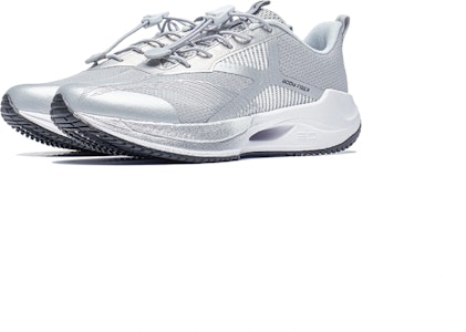 大童 李宁兒童 反光絲高回彈 低幫 兒童跑步鞋 銀灰 Lookbook 大童 李宁兒童 反光絲高回彈 低幫 兒童跑步鞋 銀灰