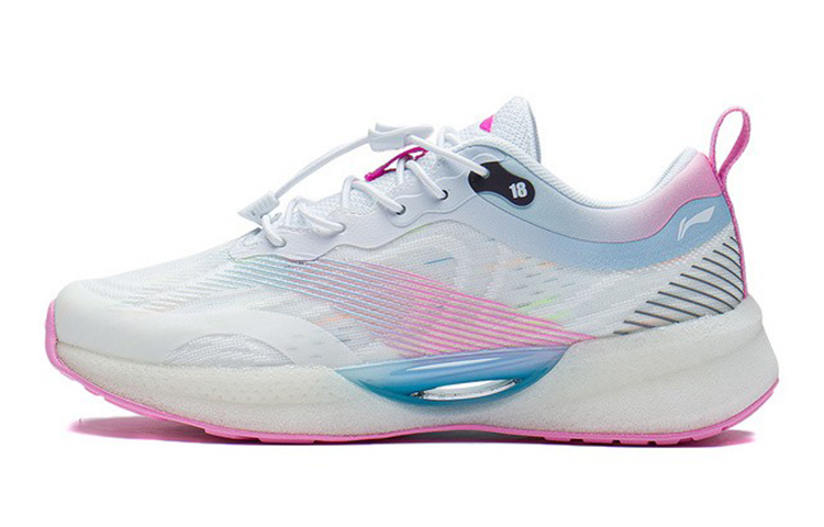 Buy (PS) Sepatu Lari Li-Ning Rendah 'Putih Biru Pink' YKFS056-4