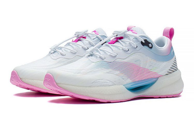 (PS) Li-Ning Running Shoes Low 'White Blue Pink' 圖 3