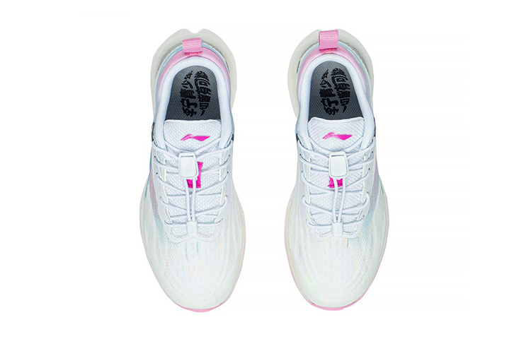 (PS) Li-Ning Running Shoes Low 'White Blue Pink' 圖 4