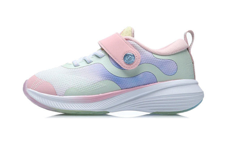 Buy 幼童 LiNing李寧 軟底舒適 低筒運動跑步鞋 綠粉