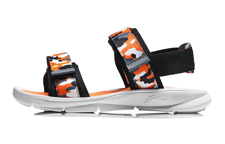(Preschool) Li-Ning Sandal 'Black Orange Camo' YKUN002-5