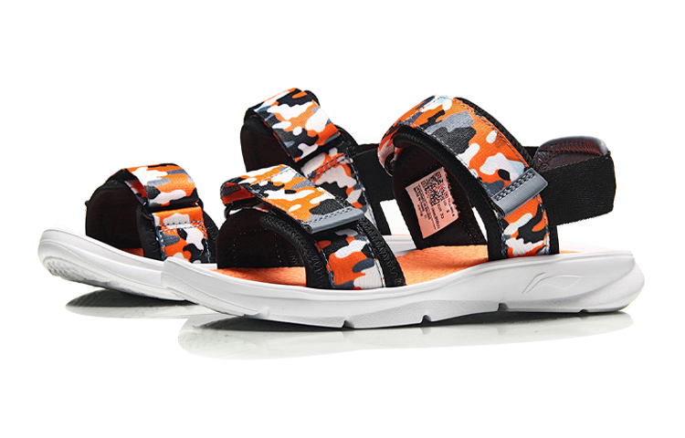Lookbook (PS) Li-Ning Sandale ''Schwarz Orange Camo'' YKUN002-5