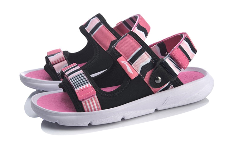 Lookbook (PS) 리닝 샌들 '블랙핑크' (Li-Ning Sandal 'Black Pink') YKUQ016-6
