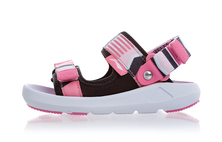 (Preschool) Li-Ning Sandal 'Black Pink Magic Tape' YKKQ006-6