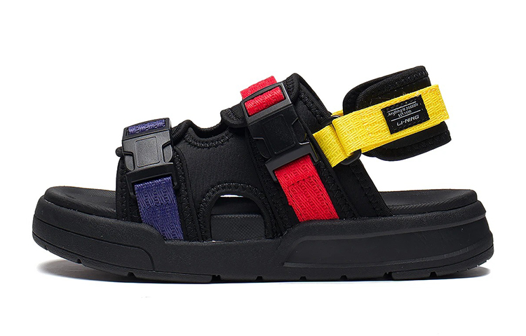 Buy (PS) Sandal Li-Ning 'Hitam Merah Kuning Coca' YKUR010-9