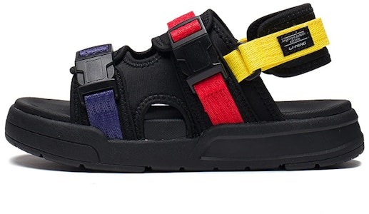 (PS) Sandal Li-Ning 'Hitam Merah Kuning Coca' YKUR010-9 Buy (PS) Sandal Li-Ning 'Hitam Merah Kuning Coca' YKUR010-9
