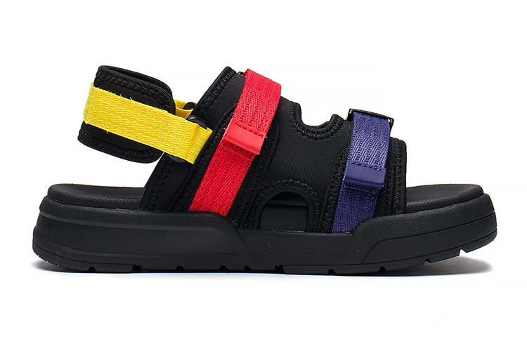 Order (PS) Sandal Li-Ning 'Hitam Merah Kuning Coca' YKUR010-9