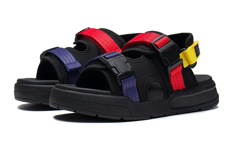 Lookbook (PS) Sandal Li-Ning 'Hitam Merah Kuning Coca' YKUR010-9