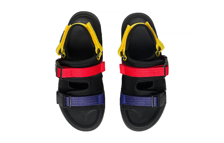 Shop (PS) Sandal Li-Ning 'Hitam Merah Kuning Coca' YKUR010-9