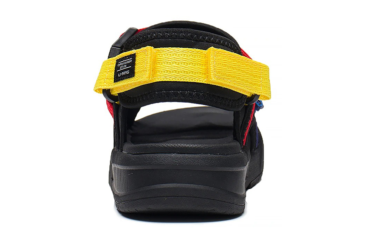 Details for (PS) Sandal Li-Ning 'Hitam Merah Kuning Coca' YKUR010-9