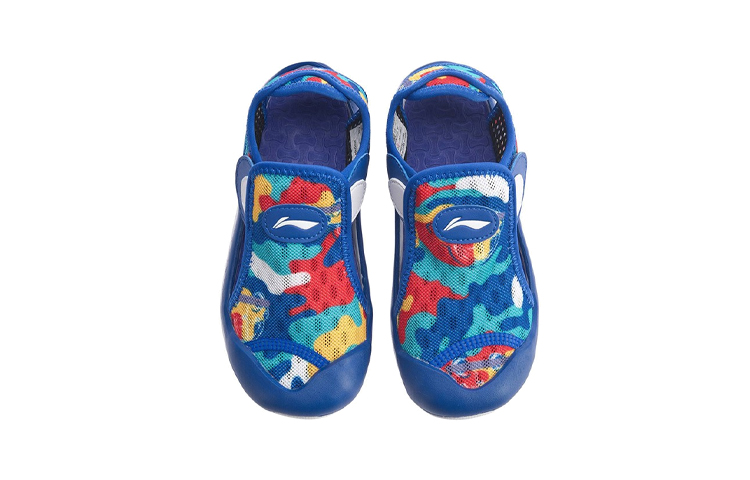 Shop (PS) Sandal Li-Ning 'Biru Camo' YKKQ014-3