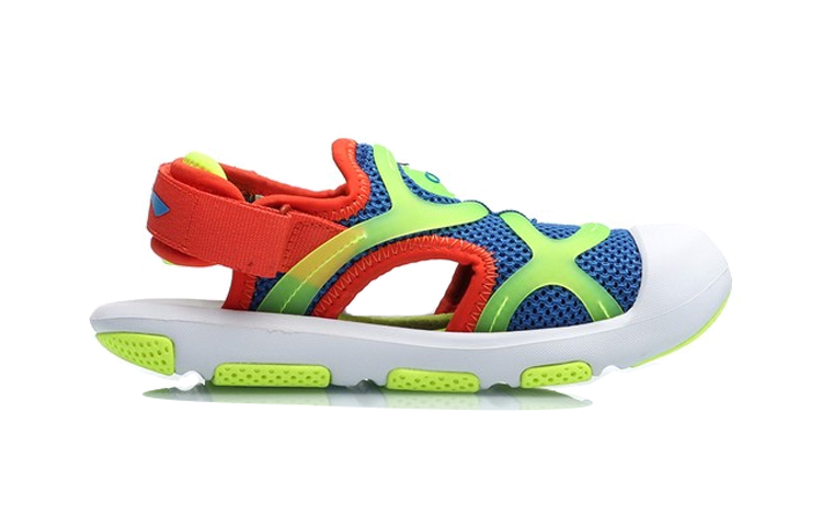 Order (PS) Sandal Li-Ning 'Biru Hijau Merah' YKAP108-3