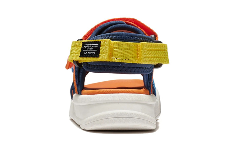 Details for (PS) 리닝 블루오렌지 샌들 (Li-ning Beuluoolenji Saendeul) YKKS020-3