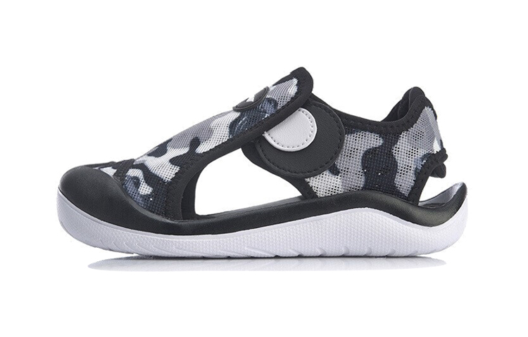 (Preschool) Li-Ning Sandal 'Camo Black Grey' YKKQ014-1
