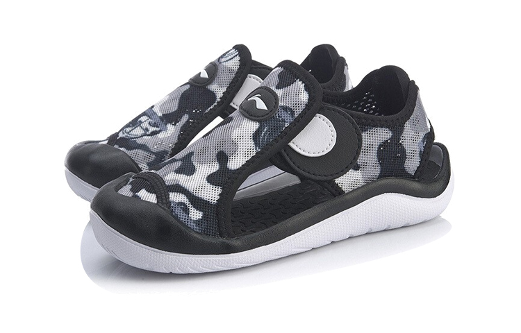 Lookbook (PS) Sandal Li-Ning 'Camo Hitam Abu' YKKQ014-1