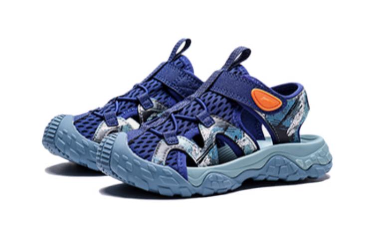 Lookbook (PS) (幼児用) リーニン サンダル 'ディープブルー' YKKS006-5 YKKS006-5