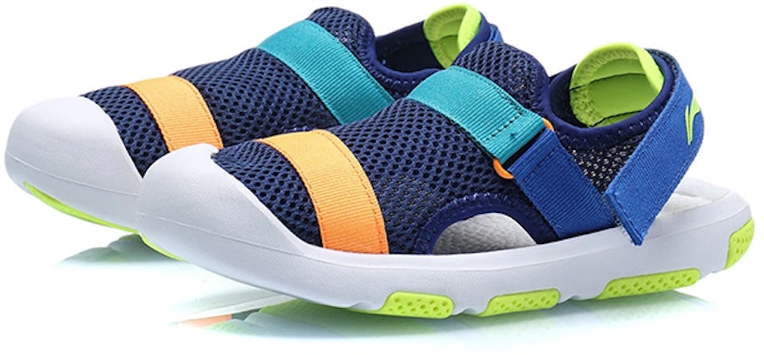 (Preschool) Li-Ning Sandal 'White Blue' YKAP114-1 Lookbook (Preschool) Li-Ning Sandal 'White Blue' YKAP114-1