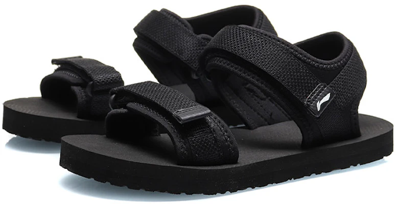 (PS) Sandal Li-Ning 'Hitam' YKUQ026-7 Lookbook (PS) Sandal Li-Ning 'Hitam' YKUQ026-7