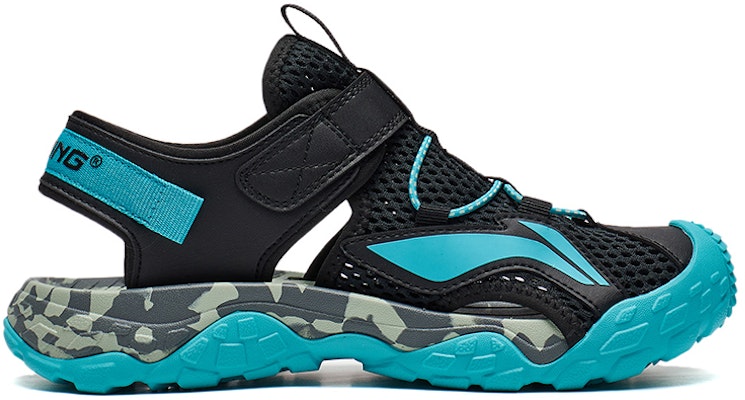(PS) Sandal Li-Ning 'Hitam Biru' YKUT032-1 Order (PS) Sandal Li-Ning 'Hitam Biru' YKUT032-1