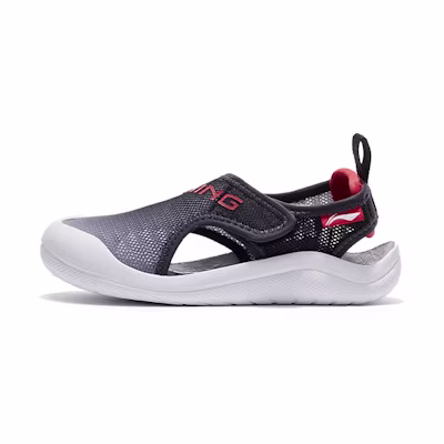(PS) Li-Ning Sandals 'Black Red'