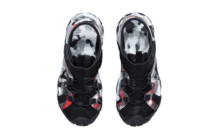 Shop (PS) Sandal Li-Ning 'Hitam Merah Camo' YKUR012-5