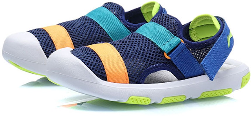 (Preschool) Li-Ning Sandals 'Blue Orange' YKAP114-3 Lookbook (Preschool) Li-Ning Sandals 'Blue Orange' YKAP114-3
