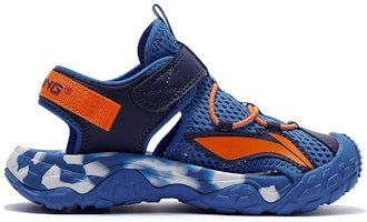 (PS) 李宁凉鞋 '蓝橙字母' YKKS016-23 Order (PS) 李宁凉鞋 '蓝橙字母' YKKS016-23