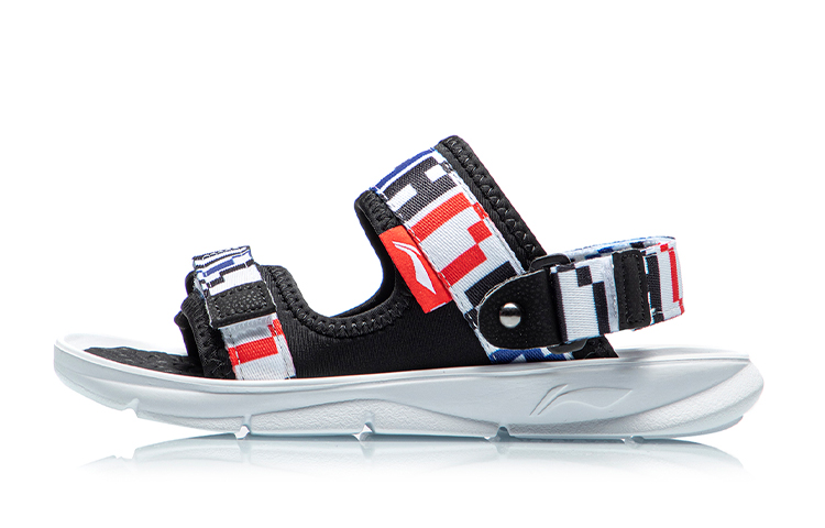 (Preschool) Li-Ning Sandals 'Gou Chao 3.0 Black White' YKUR022-5