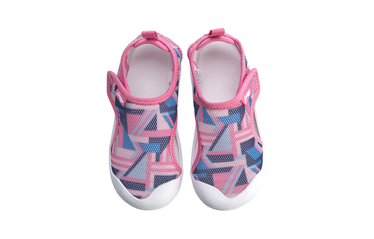 Shop (PS) 李寧サンダル ピンク/ブルー (Lining Sandaru Pinku/Burū) YKKQ018-4