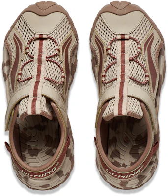 (PS) Li-Ning Sandalen ''Suede Braun Color-Block'' YKUT032-41 Shop (PS) Li-Ning Sandalen ''Suede Braun Color-Block'' YKUT032-41