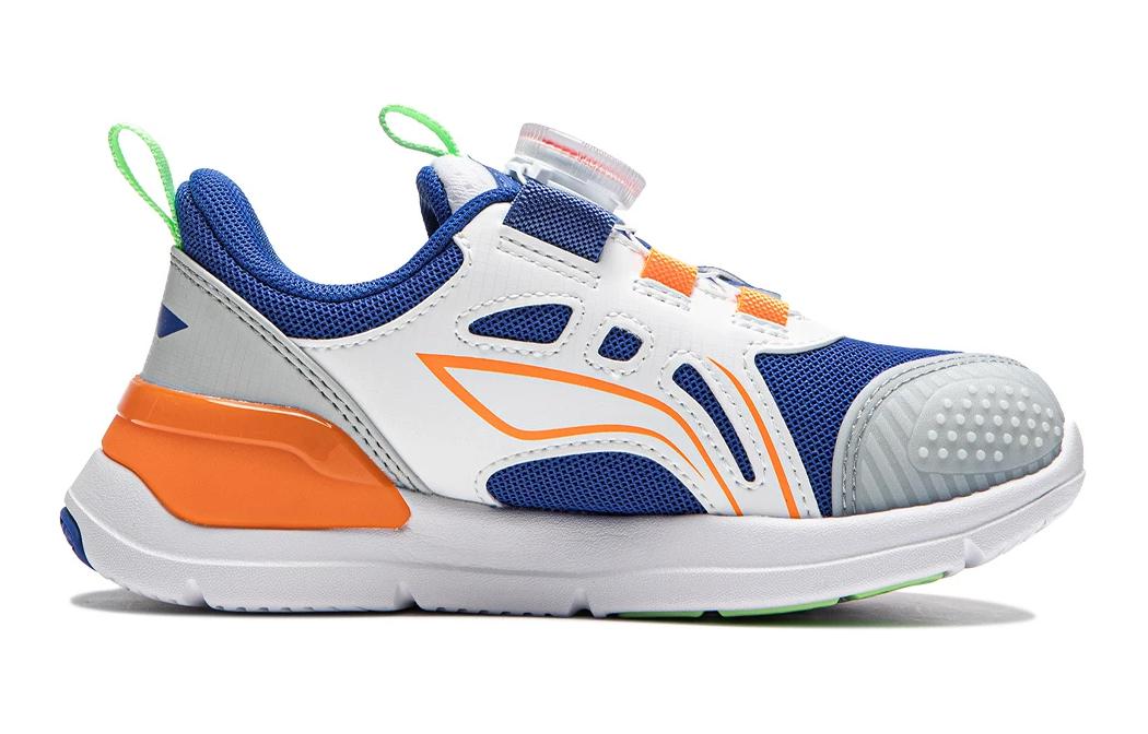 Order 兒童 李寧兒童 Shield 舒適休閒百搭 防滑減震 兒童休閒鞋 藍白