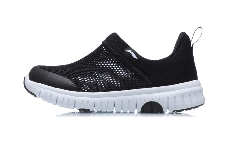 (Preschool) Li-Ning Slip-On 'Comfortable Breathable Running Shoe Black' YKNR108-1