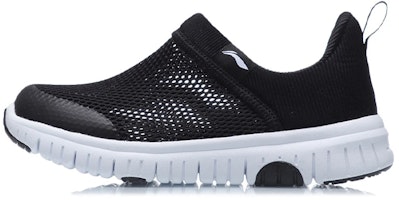 (Preschool) Li-Ning Slip-On 'Comfortable Breathable Running Shoe Black' YKNR108-1 (Preschool) Li-Ning Slip-On 'Comfortable Breathable Running Shoe Black' YKNR108-1