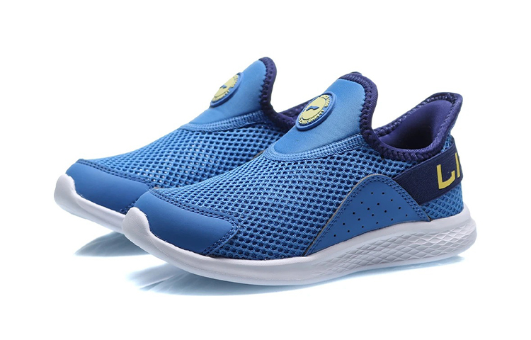 Lookbook (Preschool) Li-Ning Slip-On Running 'Palace Blue' YKNQ006-3