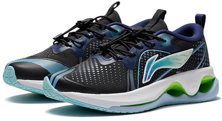 (Preschool) Li-Ning Sneaker 'Black Blue Bounce' YKFS002-5 Lookbook (Preschool) Li-Ning Sneaker 'Black Blue Bounce' YKFS002-5