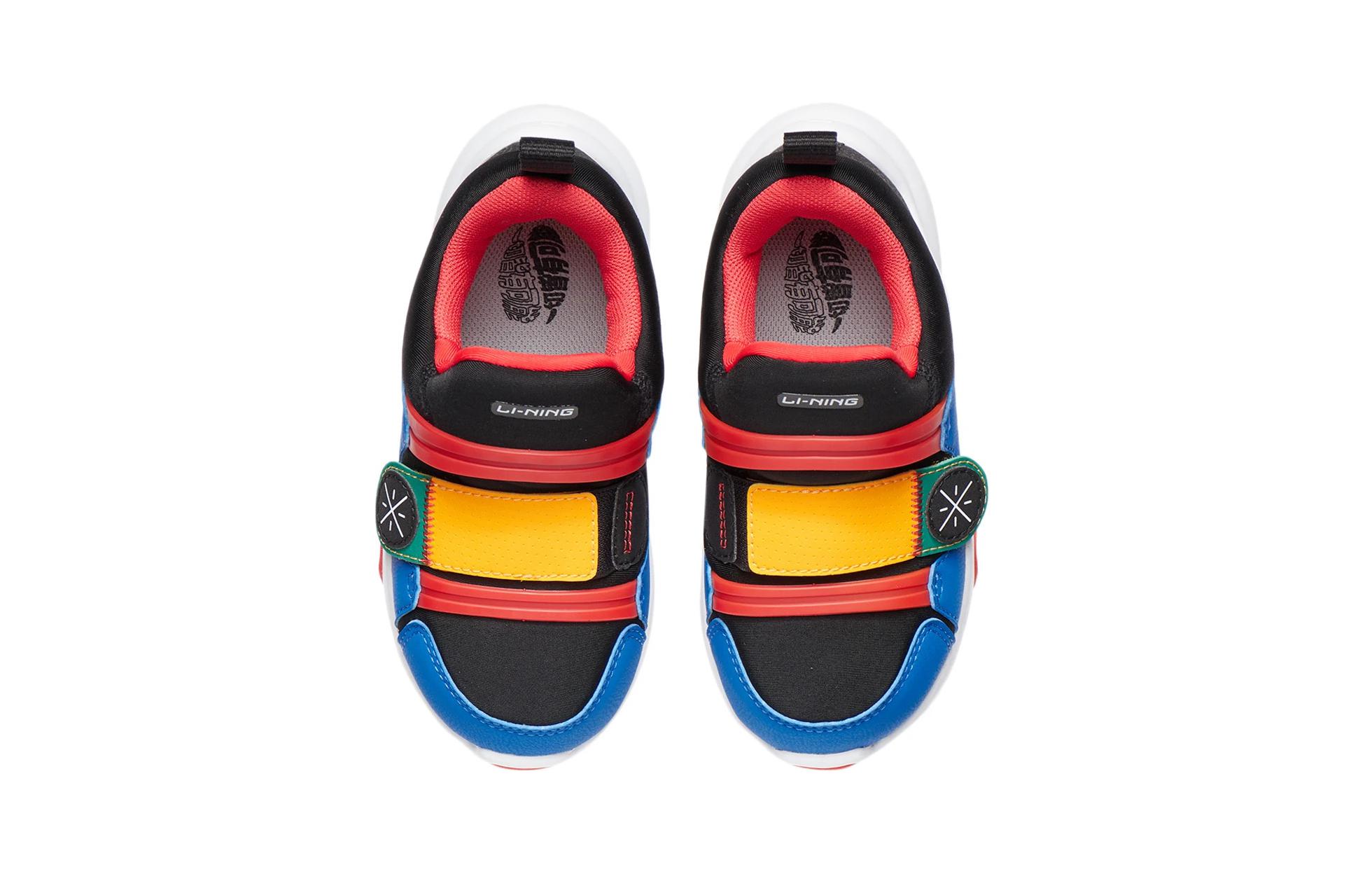 Shop (PS) (幼児用) 李寧スニーカー『ブラックブルー反射』YKNR150-7 YKNR150-7