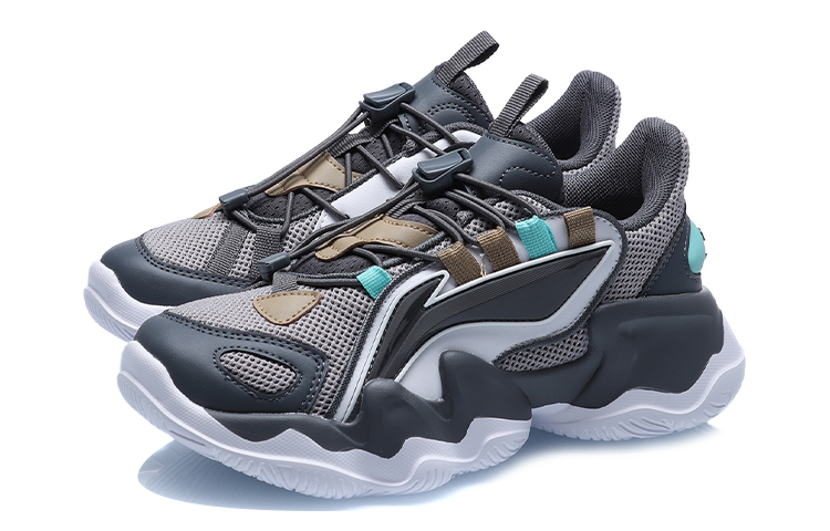 Lookbook (PS) Li-Ning Sneaker ''Ning Xue Grau'' YKCQ198-3