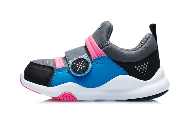 (Preschool) Li-Ning Sneaker 'Reflective Ash Blue Pink' YKNR150-3
