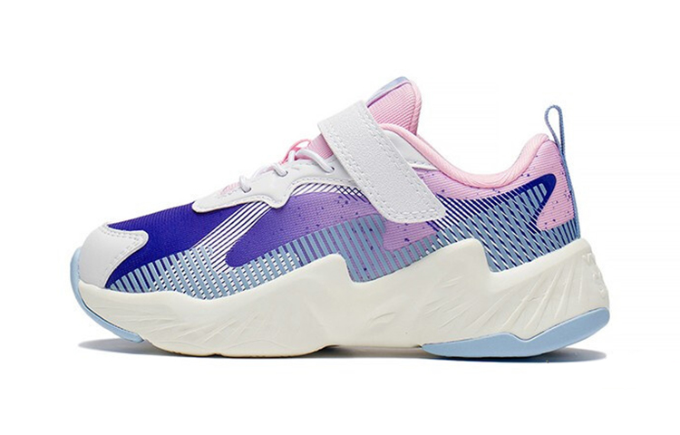 (Preschool) Li-Ning Sneaker 'White Blue Pink' YKNS068-4