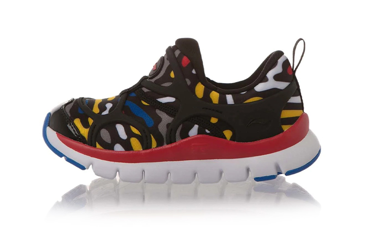 (Preschool) Li-Ning Sneakers 'Black Shock-Absorbing Bounce' YKAP154-41